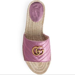 Gucci Leather Espadrille Sandal